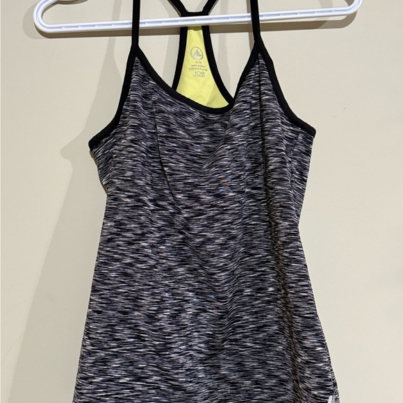 Joe Fresh Gray and Black Fitted Sleeveless Tank Top - Picture 1 of 7